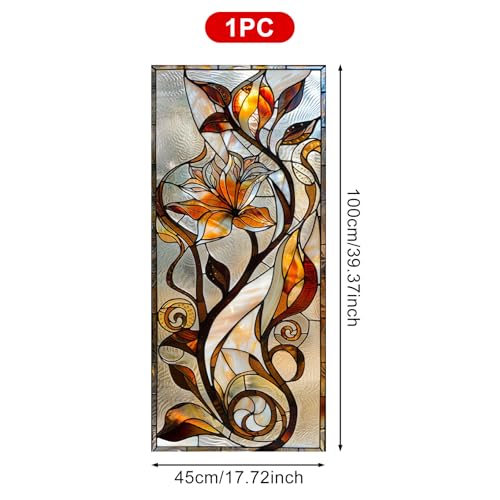 Vinilo decorativo para ventana HOMETITUTE 17.7 x 39.3 pulgadas miniatura 3
