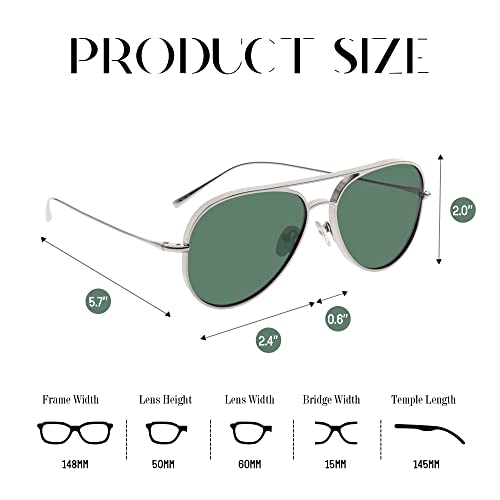 FAA'N Aviator Sunglasses for Men Women Designer Sunglasses Womens Trendy 2023 Fashion Sturdy UV Protection Sun Glasses3