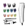 Remington Tondeuse Colour Cut (11 Opzetkammen, 16-Delige set, 0, 5-25mm, Met Snoer, Incl. Nekborstel, Schaar, Stylingkam…