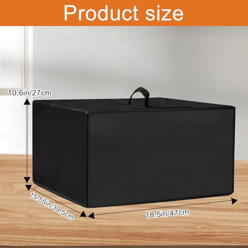 Image of Toaster Oven Air Fryer Cover, Heat-Resistant Waterproof Dust-proof Kitchen Appliance Covers Compatible with Breville Smart Oven Air Fryer Pro BOV845BSS Nuwave Bravo Air Fryer Toaster Smart Oven