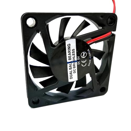 Cooling Fan for GUNCAIZHU 6010 60 * 60 * 10mm GCZ6010BB Dual Ball Bearing DC5V 0.21A