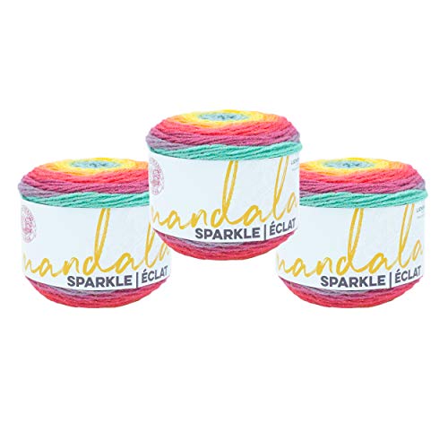Image of (3 Pack) Lion Brand Yarn Mandala Sparkle Yarn, Crux