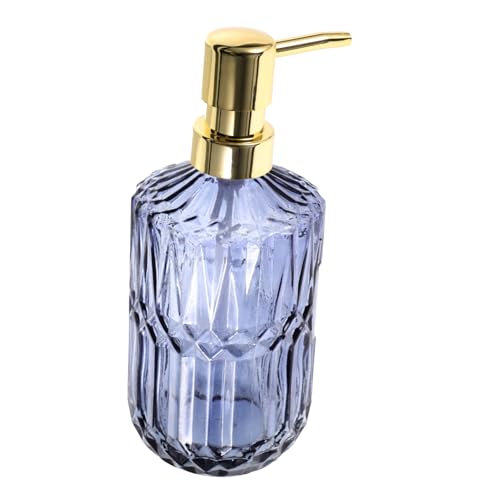 FOMIYES Regadera De Vidrio Dispensador Rociar Bomba Líquido Limpiador Pasta Botellas Jarabe Perfume Champú Neblina Recargable Contenedor De Jabón De Manos Grey Plastico