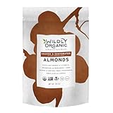 Wildly Organic California Almonds 16 Oz, 1 lb Bag – Organic, Soaked and Dried, Non-GMO, Vegan, Plant-Based, Clean Eating Snack – Perfect for Baking, Snacking, Recipes
