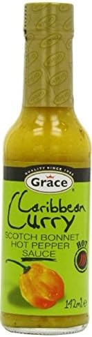 GRACE HOT PEPPER SAUCES (Caribbean Curry Scotch Bonnet)