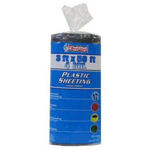 BERRY PLASTICS Corp 626154 4 Mil Sheeting, 3" x 50", Black Amazon.in