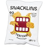 Snacklins Plant Based Crisps, Low Calorie Snacks, Vegan, Gluten-Free, Grain-Free, Healthy, Crunchy,