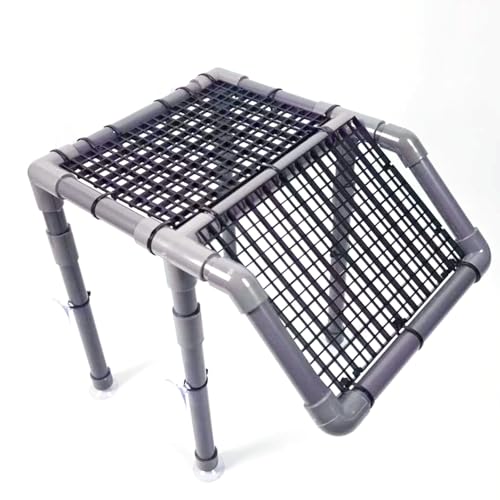 Image of Turtle Basking Platform for Aquatic Turtles Docks, 10.5 inch Width Aquatic Tortuga Basking Area Ramps Turtle Tank Accessories Platforms Topper Large Medium for 12 inches Wide Aquarium Stand (SG-10.5 inch)