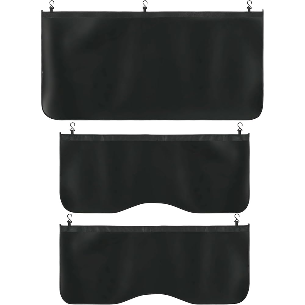 YDSTNiu 3 Pcs Magnetic Car Fender Cover for Lexus RC/IS, Car Mudguard Protector Mats, Auto Protective Pad, Microfiber, PU