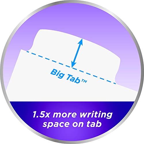 Image of Avery Write & Erase Plastic Dividers, 8-Tab, Multicolor, 24 Sets
