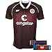 Produktbild FC St. Pauli Trikot Trainingsshirt T-Shirt Oberteil Heim Gerade 2023-24 + 2X FANERGY Traubenzucker (as3, Alpha, l, Regular, Regular)