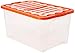 House&Style Vulcano Box Storage Duo Extralarge, Arancio, 60 x 40 x 30 cm