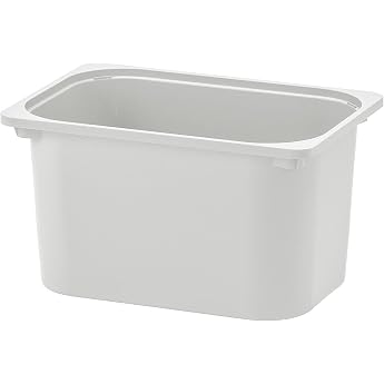 Ikea Trofast Storage Box Grey 42 x 30 x 23 cm Polypropylene Plastic