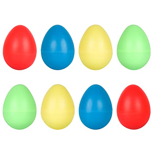 Muscell Bongos For Kids,5" And 6" Plastic Small Bongo Drums,Natural Sheepskin Head,W/ 8Pcs Egg Shakers,For Baby Children Special Christmas Birthday Gift - Red #TOP5