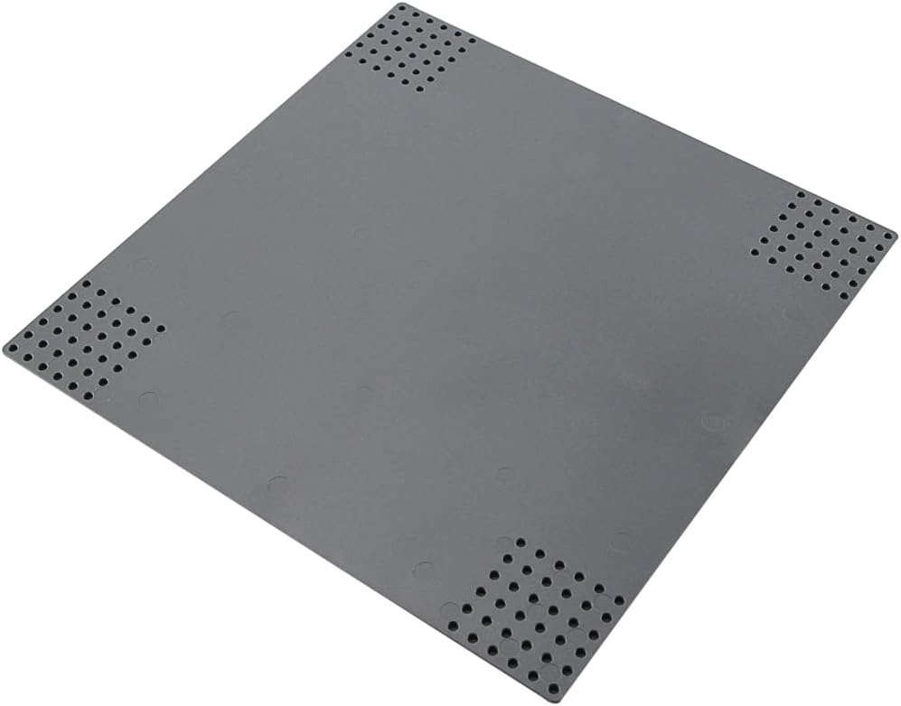 Feleph Classic Crossroad Road Base Plates, City Street Building Kit, 25 x 25 cm Town Baseplate for Building Bricks Compatible with All Major Brands (Crossroad 2 Pieces) - Image 5