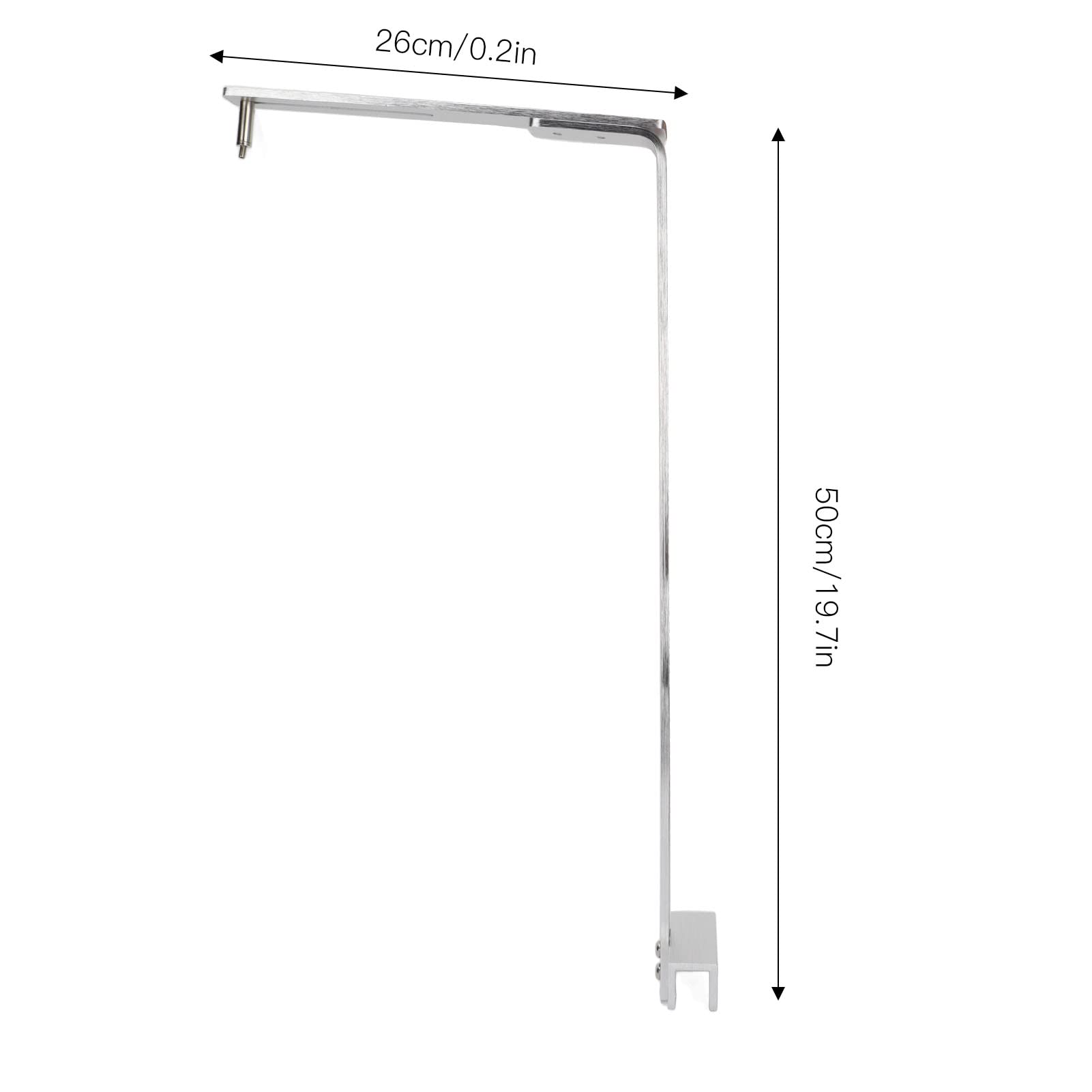 Aluminium Aquarium Licht Beugel Eenvoudige Installatie Verstelbare Delicate Fish Tank LED Tank Mount Arm Volledige Spectrum voor Aquarium