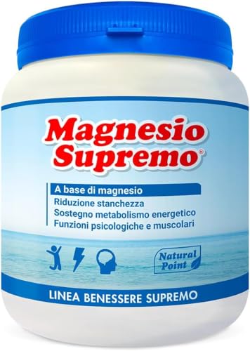 Natural point magnesio supremo 300 grammi in polvere - riduce stress e stanchezza dovute...