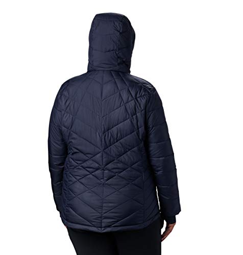 Image of Columbia Women's Omni-Heat Reflective Heavenly Hooded Hiking & Trekking Down Standard Length Jacket