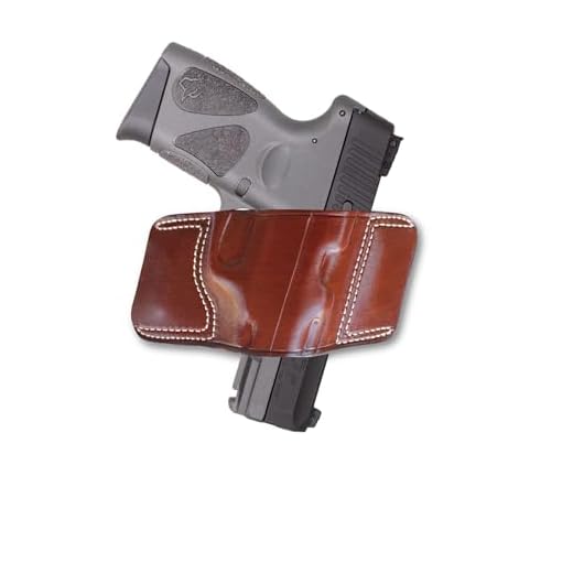 YT HOBBY Handmade Fast Draw Outside The Waist Band OWB Carry Leather Gun Holster (Dark Brown - Right Hand, Taurus G2c, G2s and PT111 G2)