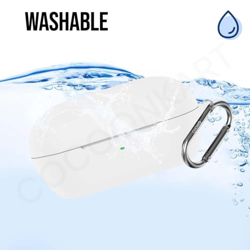 Image of Soft Silicone Case Cover for Sonyy WF-C710N | C710NSA -White