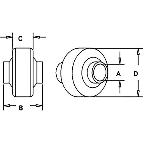 B2226 Weld-On Ball Joint End