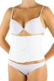 Fascia Reflex double h. 22 cm - Colore Bianco - Taglia 4^ (Circonf.za vita cm. 105-115)