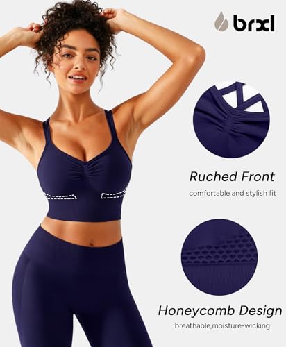 Image of BRXL Sports Bras for Women Crisscross Back Workout Gym Sport Bra