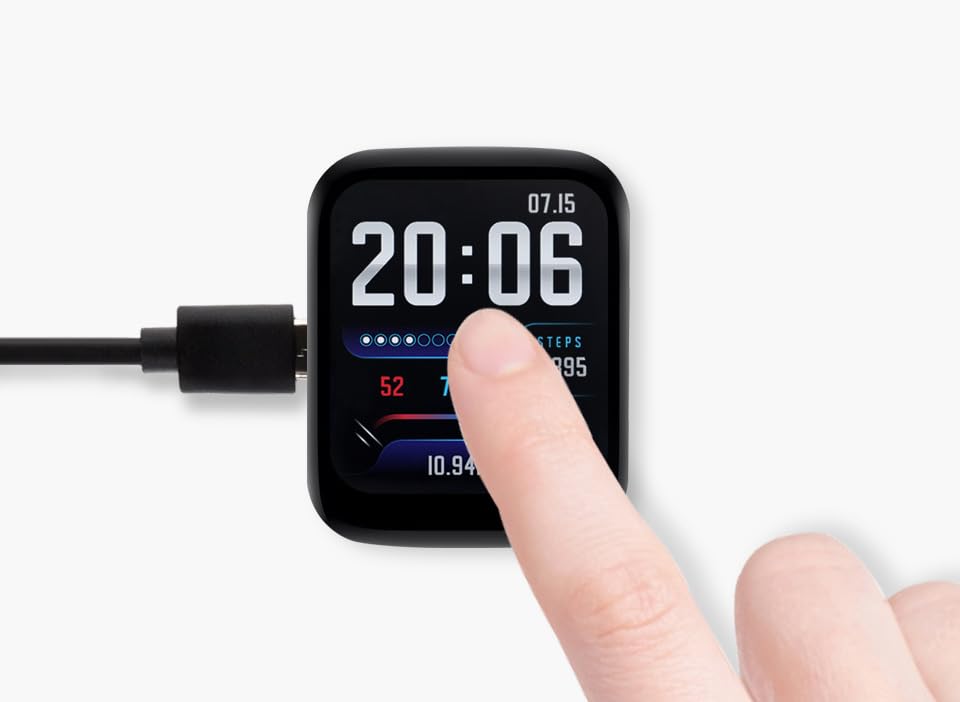 RP2040 Microcontroller Development Board with 1.69inch Touch LCD 240 x 280, 262K RGB, Rounded Corners, Dual-core Arm Processor, 16MB Flash,