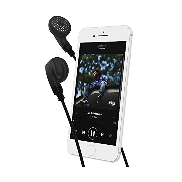 Maeline-Bulk-Earphones-with-35-mm-Headphone-Plug-1000-Pack-Black Maeline Bulk Earphones with 3.5 mm Headphone Plug - 1000 Pack Wholesale Bundle - Black