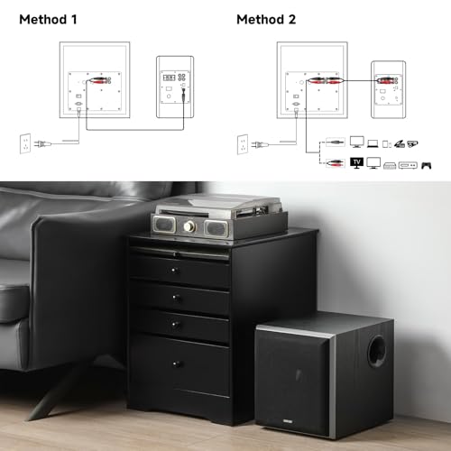 Image of Edifier T5 Powered Subwoofer - 70w RMS Active Woofer with 8 inch Driver and Low Pass Filter