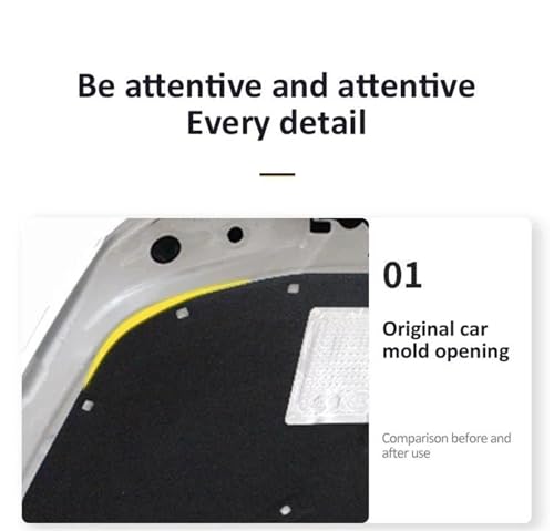 Matériau isolant capot pour Audi Q7 4M isolation moteur