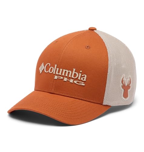 Columbia Unisex PHG Logo Mesh Ball Cap Cedar/Deer Logo S/M