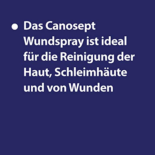 Canosept Wundspray für Hunde 75ml - Antibakterielles Spray zur Reinigung von Wunden & Ohrreiniger für Hunde 125ml - Lösung zur Ohrenpflege & Ohrenreinigung von Hundeohren