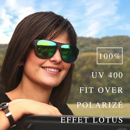 ActiveSol Sur-lunettes de soleil El Pavana, pour porteurs de lunettes, UV400, polarisées – vue 2