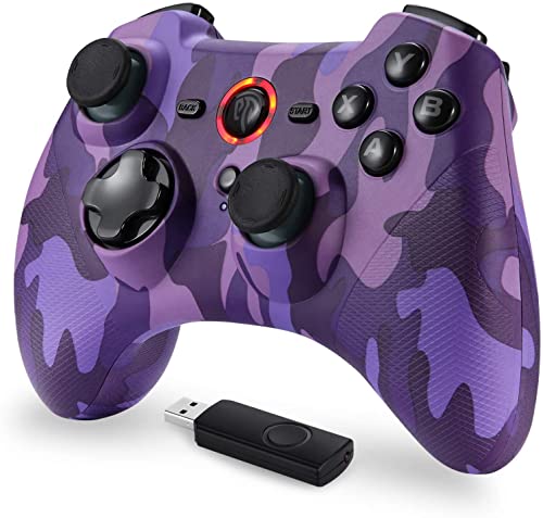 EasySMX Wireless Controller, XBOX Controller with Vibration Fire Button Range up to 10m Support Windows PC, PS3, Android, Vista, XBox Portable Gaming Joystick Handle EasySMX Wireless Controller, XBOX Controller with Vibration Fire Button Range up to 10m Support Windows PC, PS3, Android, Vista, XBox Portable Gaming Joystick Handle