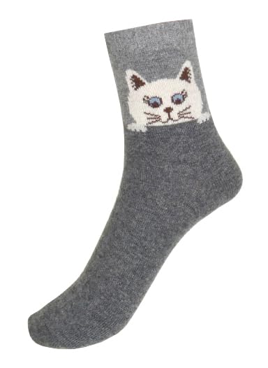 Image of Shag Wear Women's Novelty Angora Socks, Cute Animal Casual Cozy Soft and Warm, 3 Pack