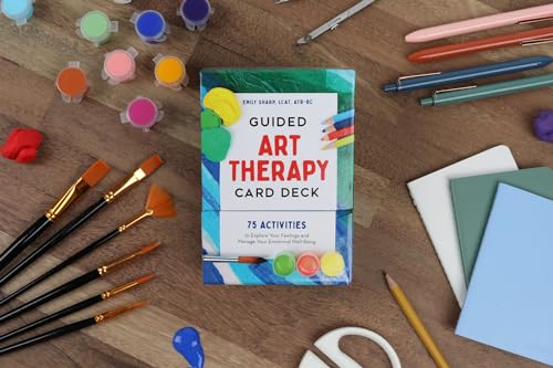 Guided Art Therapy Card Deck: 75 Activities to Explore Your Feelings and Manage Your Emotional Well-Being Cards – October 31, 2023 - Image 7