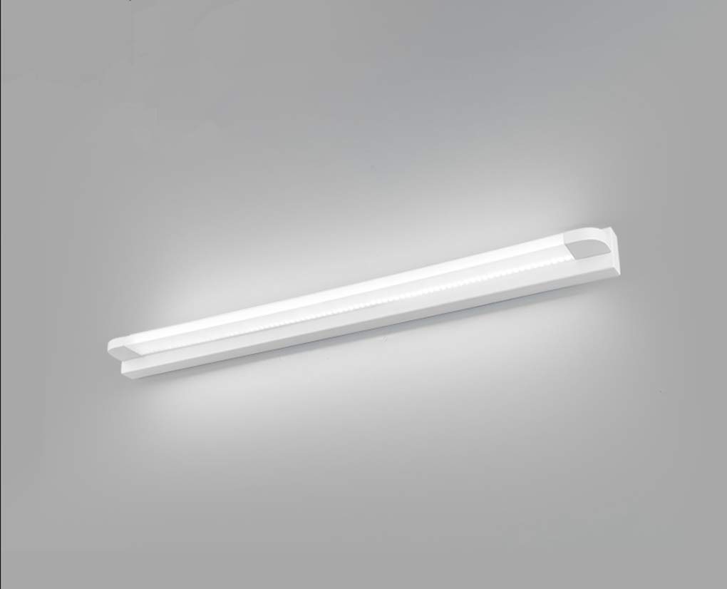 Lampka nocna LED do szafki z białym lustrem, 56 cm, nowoczesna i łatwa w użyciu, styl nordycki lampa łazienkowa, bez migotania, lampa do makijażu, lampa ścienna, bl