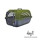 Dogit Catit Dogit Voyaguer Transportbox für Haustiere, Größe L, 61 x 41 x 37 cm, Grau/Khaki