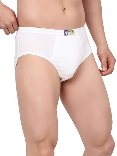 Image of Men 100% Combed Cotton Inner Elastic Self Design Briefs INFO IE