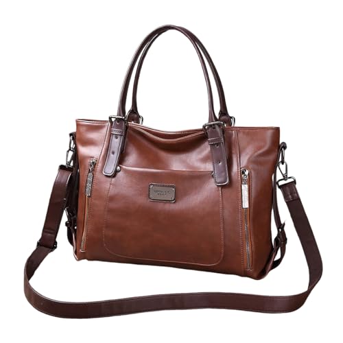 Ruvafeny Handbags and Purses for Women Vegan Leather Tote Bag