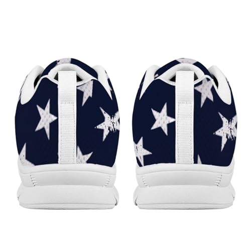 Image of GIFTPUZZ Mens Lace Up Athletic Trainers Running Sneakers Wedge Breathable Gym Lightweight Sports Tennis Shoes