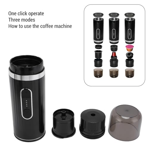 Machine à expresso portable 20 bars compatible capsules et tasse USB
