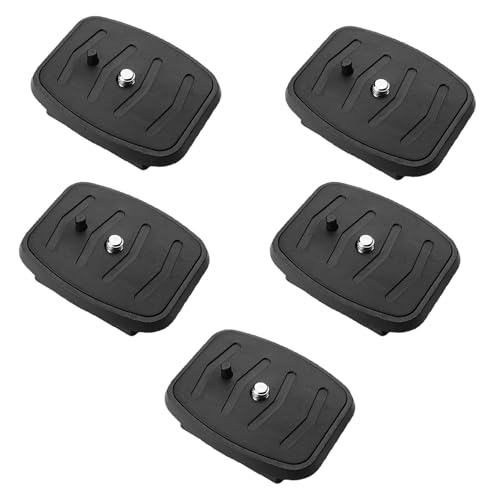 Placa adaptadora de cámara antideslizante para trípode en fotografía exterior (5 uds)