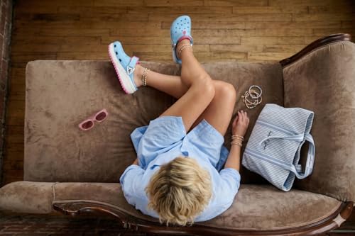 صندل وسليبر نسائي موديل Asbino من Project Z - نعل سميك مرتفع (Platform)، خامة EVA مريحة بفتحات تهوية ومضاد للانزلاق- الون الفيروزى - مقاس 41