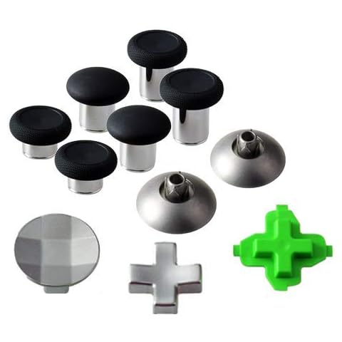 E-WOR® Replacement OEM Xbox One Elite Controllers Swap Thumbsticks Accessory Joystick Set Fits for Xbox one Controller (11 Pcs) Cover