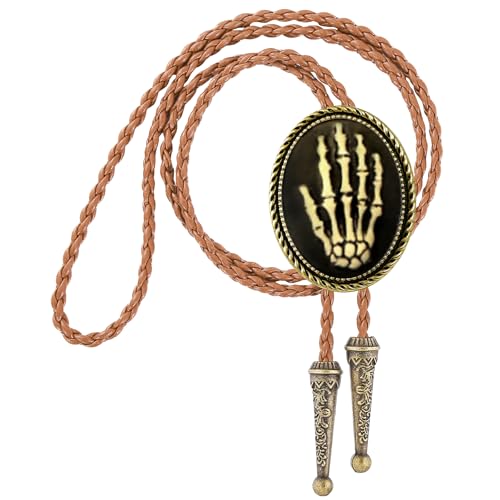 Image of Jeilwiy Bolo Tie for Men, Western Bolero Tie Cowboy Ties Native American Cowgirl Bolo Tie Accessories for Men Women