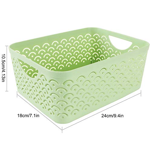 Panier de rangement plastique pour optimiser les tiroirs de salle de bain