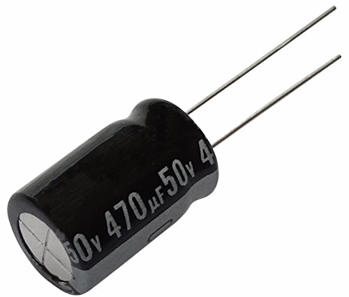 Aerzetix - 5 x Condensatore elettrolitico