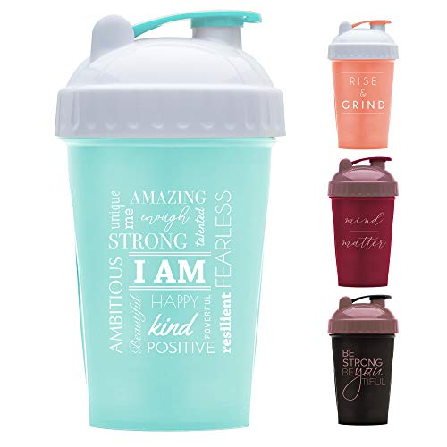 Motivational Quotes on Performa Perfect Shaker Bottle, 20 Ounce Classic Protein Shaker Bottle